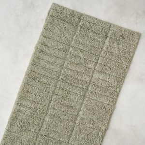 Bath | Eucalyptus Green Textured Bath Mat Bath Bath