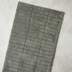 Bath | Olive Green Textured Bath Mat Bath Bath