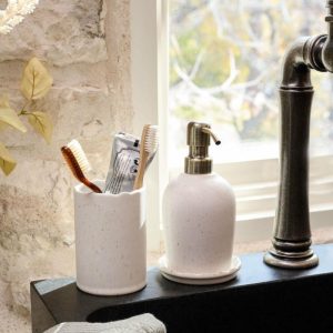 Bathroom Accessories | Faye Ceramic Container Bathroom Accessories Bathroom Accessories