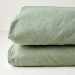 Bedding | Washed Linen Cotton Duvet Cover – Seagrass Bed + Bath