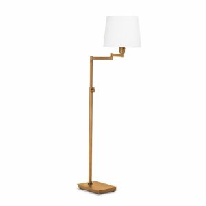 Lighting | Natural Brass Swivel Floor Lamp Decor Lighting