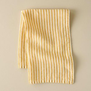 Linens | Sunshine Stripe Tea Towel Kitchen + Dining Linens