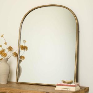 Mirrors | Archer Brass Metal Framed Mirror Wall Decor Mirrors