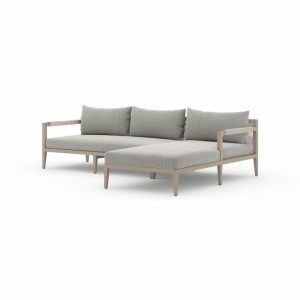 Outdoor Furniture | Harland Outdoor Sectional – Brown/Ash Furniture Outdoor Furniture