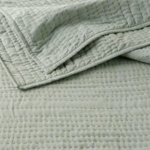 Quilts | Stonewashed Pebbled Quilt – Seagrass Bed + Bath Quilts