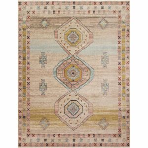 Rugs | Graham Antique Ivory Multi Rug 2′-3″ x 4′-0″ Kitchen + Dining Rugs