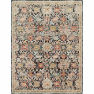 Rugs | Graham Blue Multi Rug 2′-3″ x 4′-0″ Kitchen + Dining Rugs