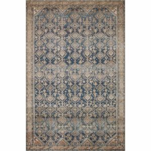 Rugs | Lenna Indigo Natural Rug 2′-0″ x 5′-0″ Kitchen + Dining Rugs