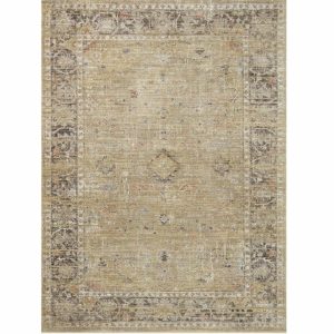 Rugs | Millie Gold Charcoal Rug 2′-3″ x 3′-10″ Kitchen + Dining Rugs