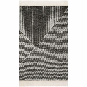 Rugs | Newton Charcoal Ivory Rug 2′-3″ x 3′-9″ Kitchen + Dining Rugs