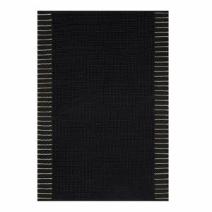 Rugs | Sadie Black Rug 2′-3″ x 3′-9″ Kitchen + Dining Rugs