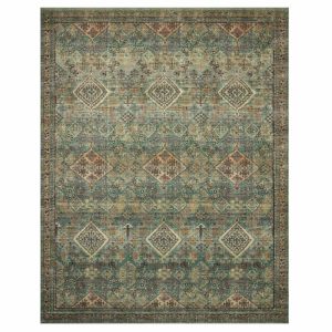 Rugs | Sinclair Turquoise Multi Rug 2′-0″ x 5′-0″ Kitchen + Dining Rugs