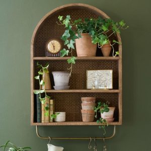 Shelves + Organization | Belmar Arched Woven Wall Shelf Shelves + Organization Shelves + Organization