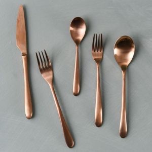 Tabletop | Alba Rose Gold Flatware Kitchen + Dining Tabletop