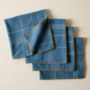 Tabletop | Blue Mirage Napkin Set of Four Kitchen + Dining Tabletop