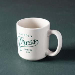 Tabletop | Press Script Mug Kitchen + Dining Tabletop