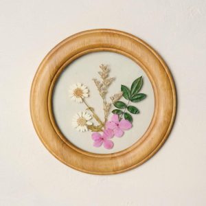 Wall Art | Pressed Botanicals in Wood Frame Decor Wall Art