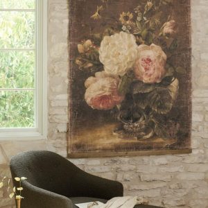 Tapestries | Oversized Vintage Spring Blooms Tapestry Tapestries Tapestries